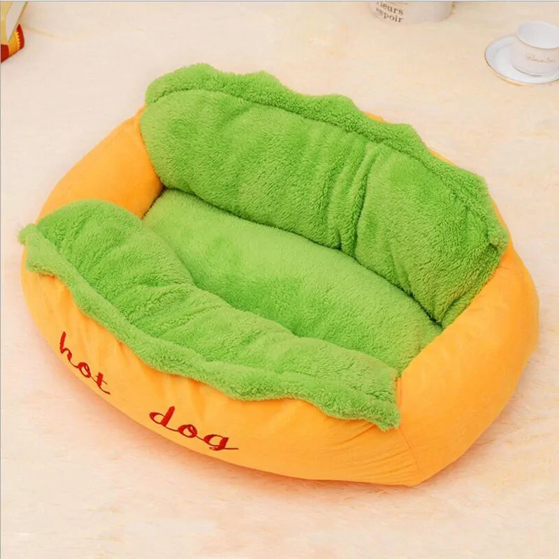 PetsyHomesey®  Hot Dog Pet Bed